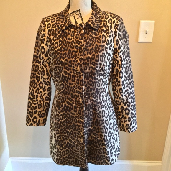 Banana Republic leopard print blazer - Picture 1 of 13